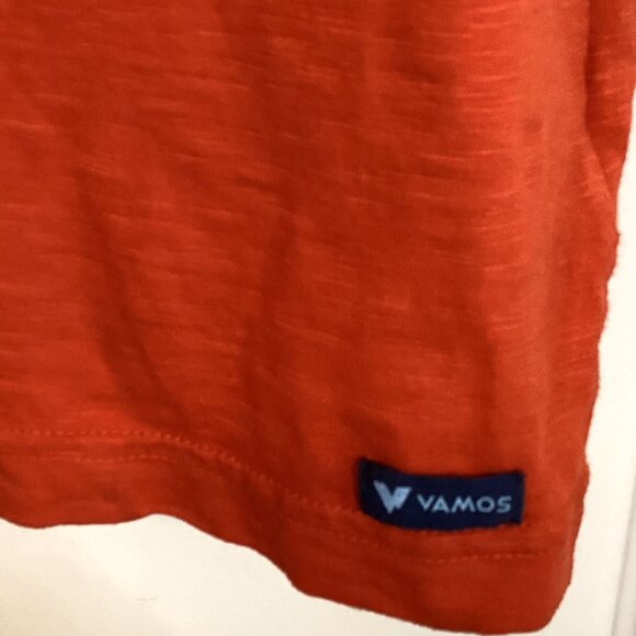 Vamos Men's Graphic Orange T-Shirt California 83 Surfing - Picture 3 of 7